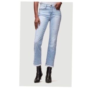 FRAME Denim raw hem jeans size 28 Rare nwot